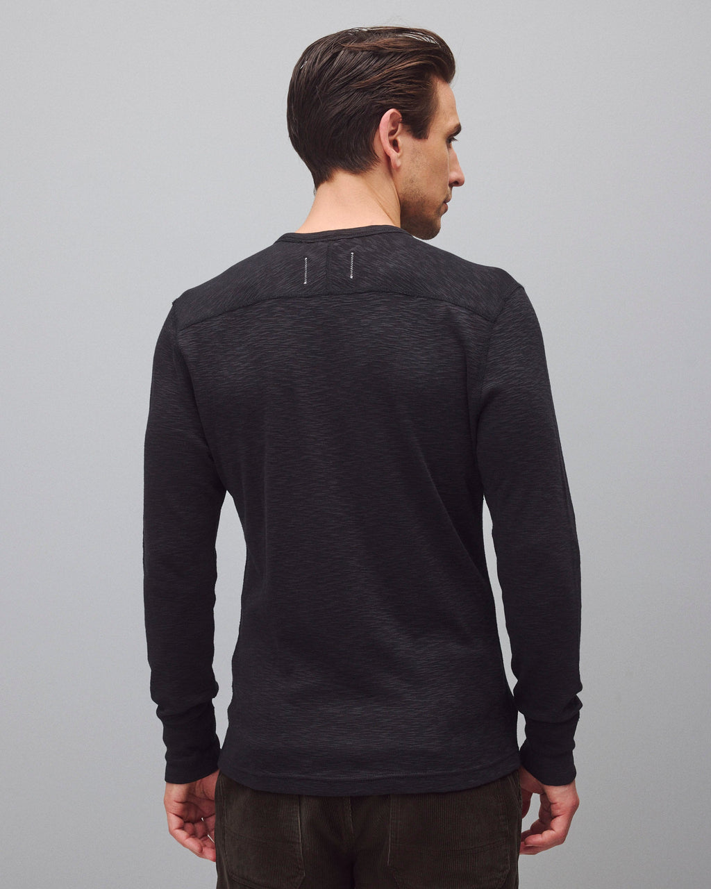 1x1 Slub Slim Long Sleeve