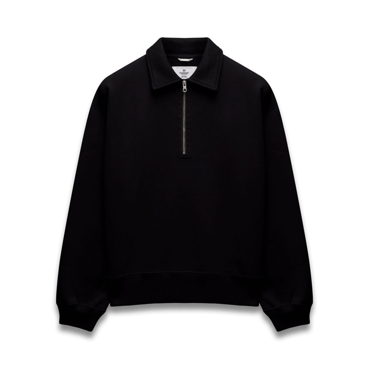 Brushed Fleece Relaxed Half Zip Sweatshirt