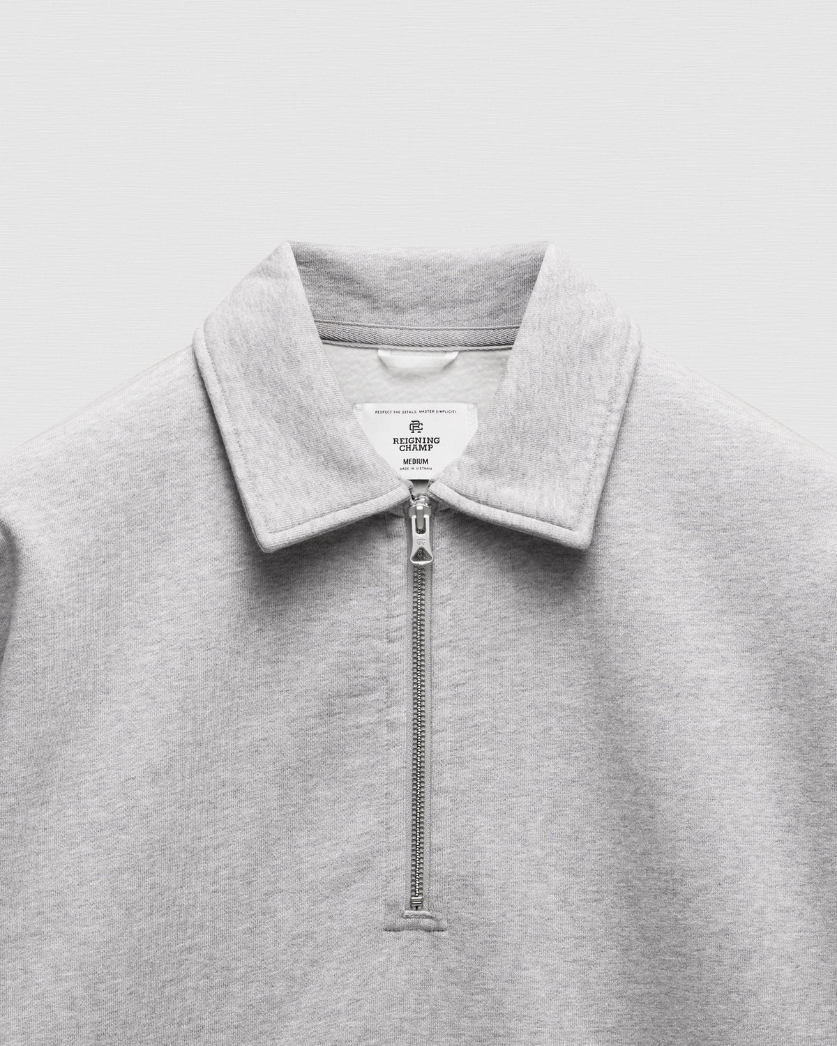 Brushed Fleece Relaxed Half Zip Sweatshirt