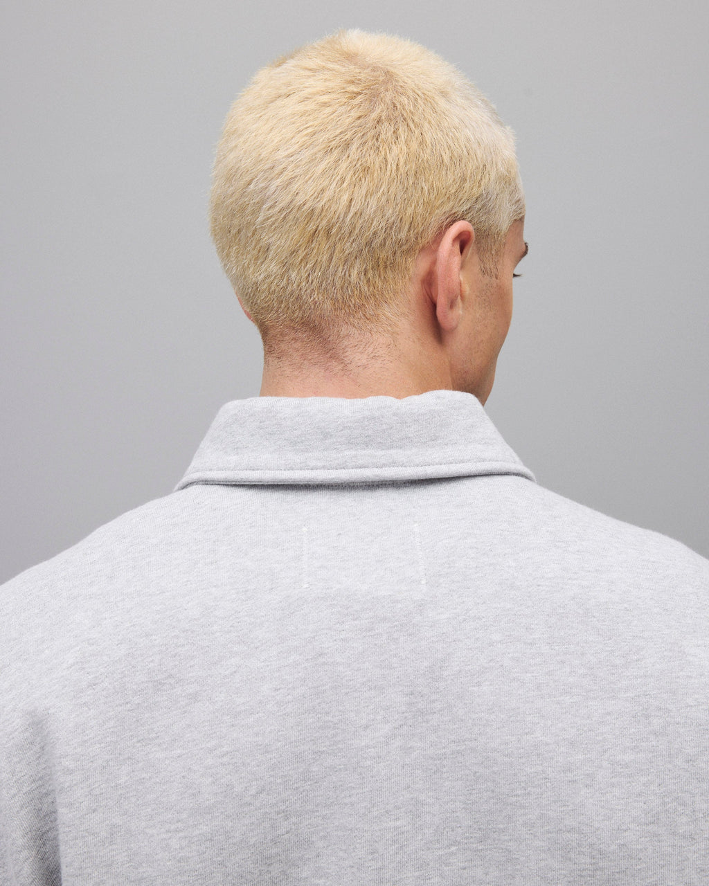 Brushed Fleece Relaxed Half Zip Sweatshirt