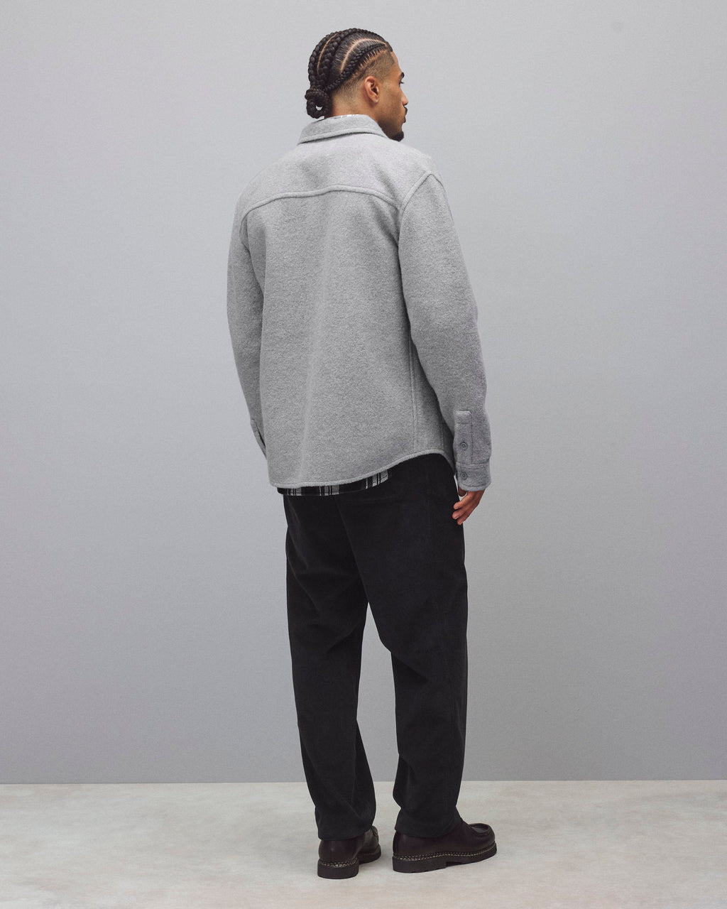 Boiled Wool Warden Overshirt