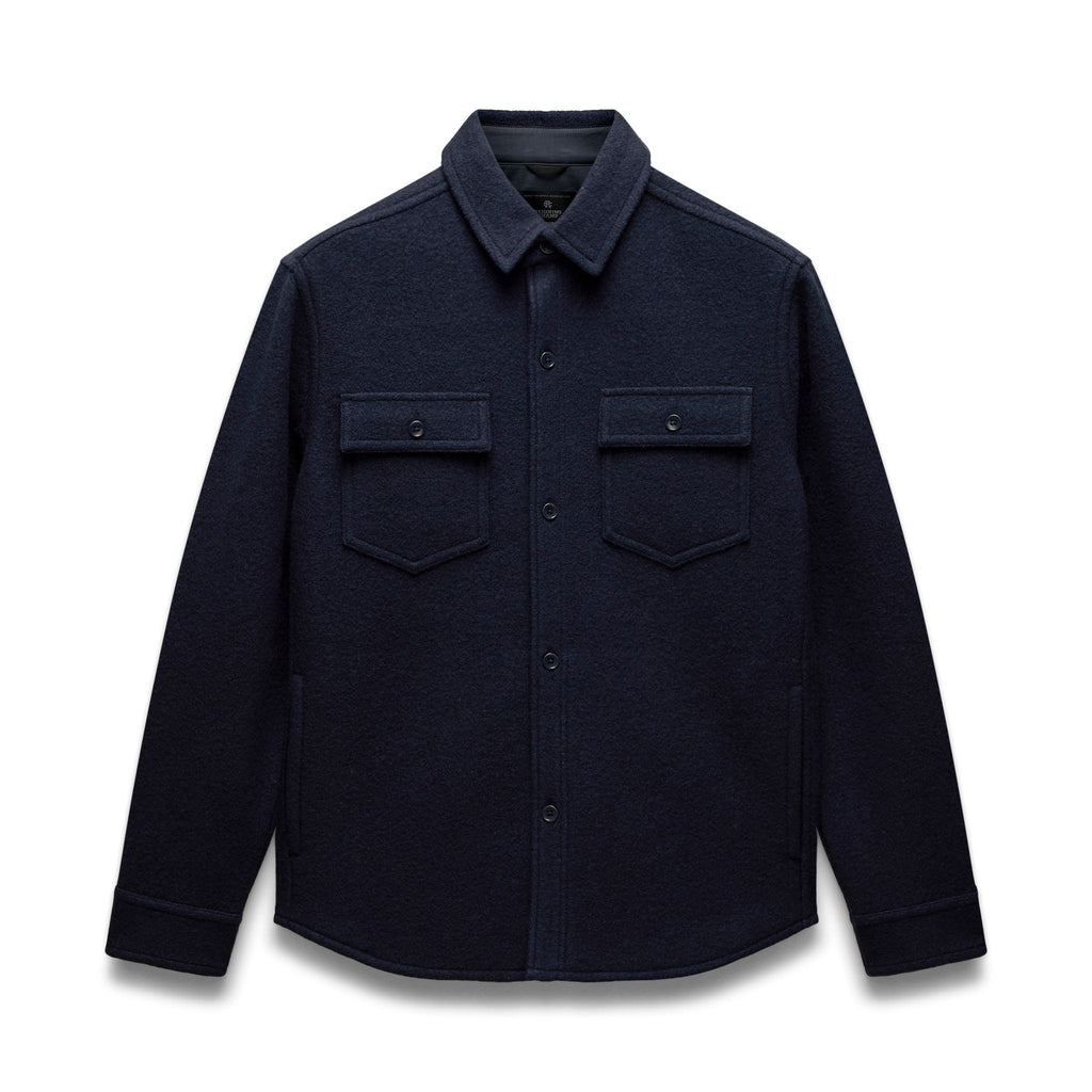 Boiled Wool Warden Overshirt