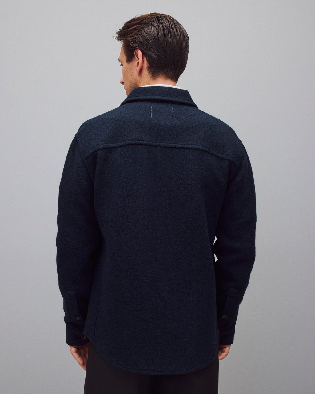 Boiled Wool Warden Overshirt