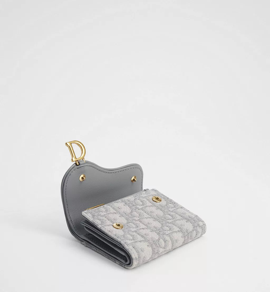 DIOR Saddle Lotus Wallet